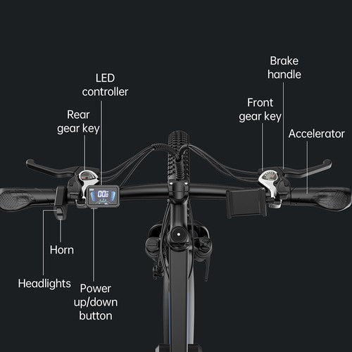 Vélo électrique Ridstar S29 Pro, moteur 1000 W, batterie 48 V 21 Ah