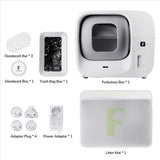 Bac à litière pour chat Furbulous, autonettoyant et auto-remplissant automatique