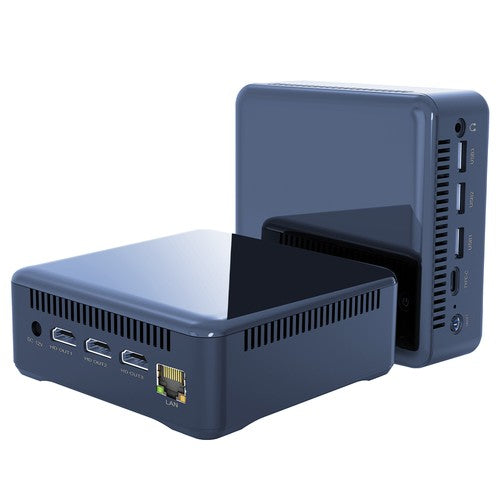 Mini PC RUPA HSI-100, Intel N100 4 cœurs, 3,4 GHz max., 16 Go de RAM, SSD 512 Go