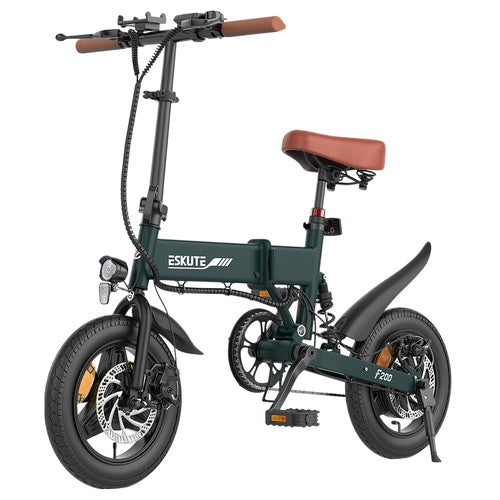 Vélo électrique pliable ESKUTE F200, moteur 250 W, 36 V, 7,8 Ah