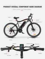 Samebike SY26-II VTT électrique 500 W 