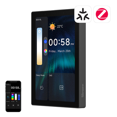 Panneau de contrôle intelligent SONOFF NSPanel Pro 120 Matter WiFi/Bluetooth/ZigBee