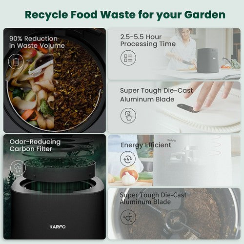 Composteur électrique de cuisine Karfo UF006-EC