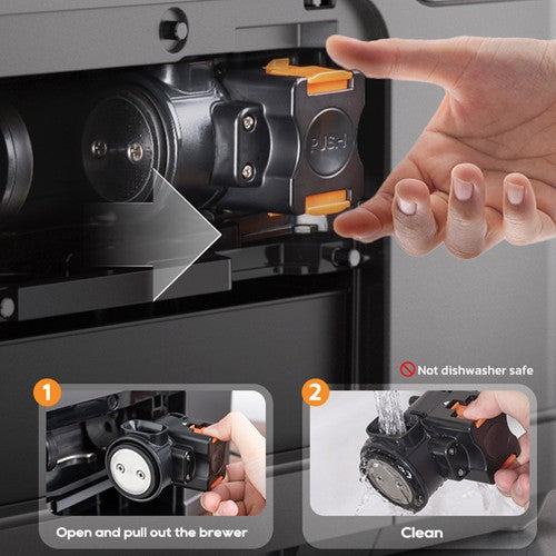 Machine à expresso automatique HiBREW H16 avec moulin, 20 bars