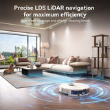 Aspirateur robot Tesvor S8 Max, 3 en 1, aspirateur/balai/serpillière, 8 000 Pa