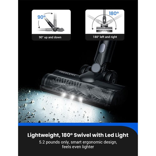 Aspirateur sans fil Proscenic P11 pour lavage de sols 35 kPa