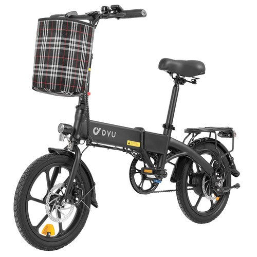 Vélo électrique pliable DYU A1F Pro, moteur 250 W, 36 V, 7,5 Ah