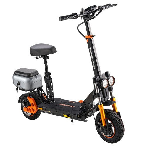 Trottinette électrique TWOFISH V5 MAX avec siège, moteur 800 W, 48 V 18 Ah