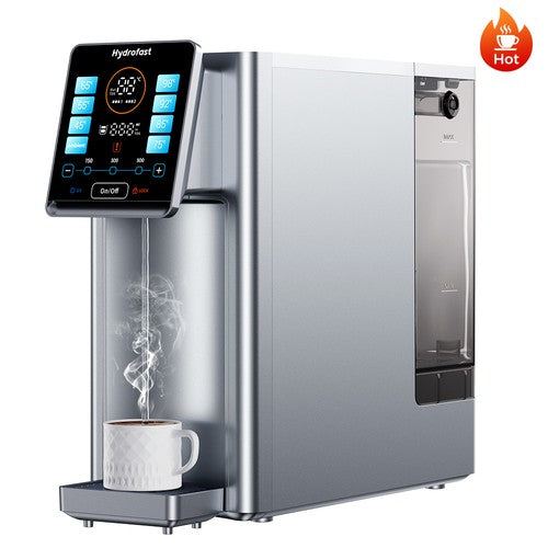 Purificateur d'eau de comptoir Hydrofast W100 avec eau chaude et eau ambiante