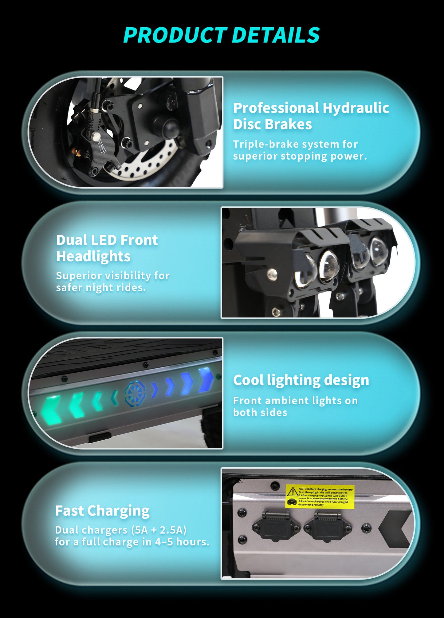 Trottinette électrique OOTD T30 3200W