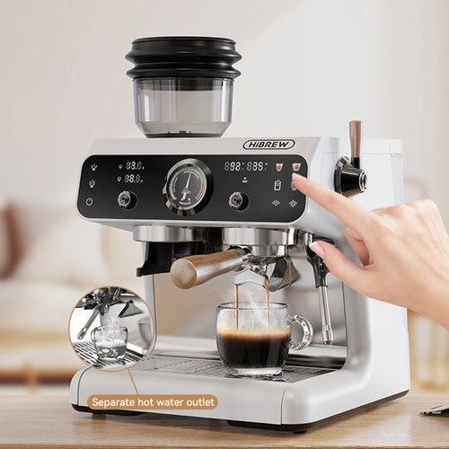 Machine à expresso HiBREW H7B, système de double chauffe, porte-filtre de 58 mm
