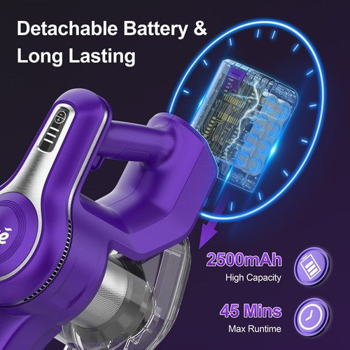 Aspirateur balai sans fil INSE S62, 30 kPa, 300 W