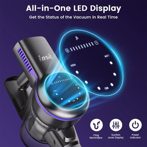Aspirateur sans fil INSE S7P 26 kPa