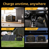 Station d'alimentation portable VTOMAN JUMP 1500X, 828 Wh