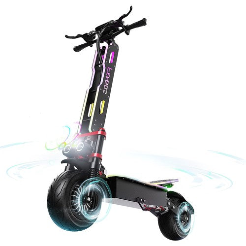Trottinette électrique FENGQS GT9, moteur 3500 W x 2, 60 V 38 Ah