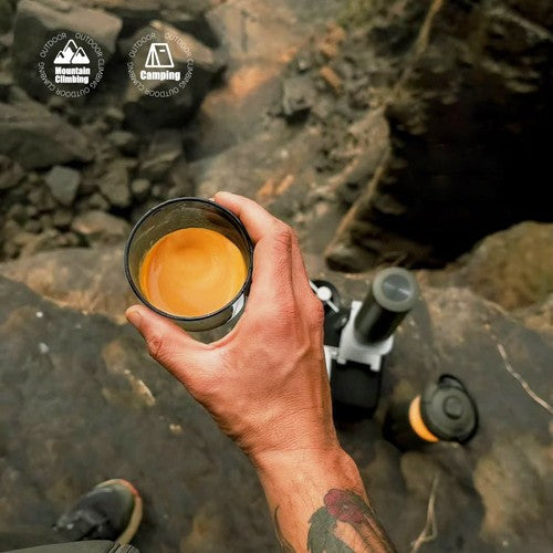 Machine à expresso portable HIBREW H4C, machine à café manuelle pour le camping
