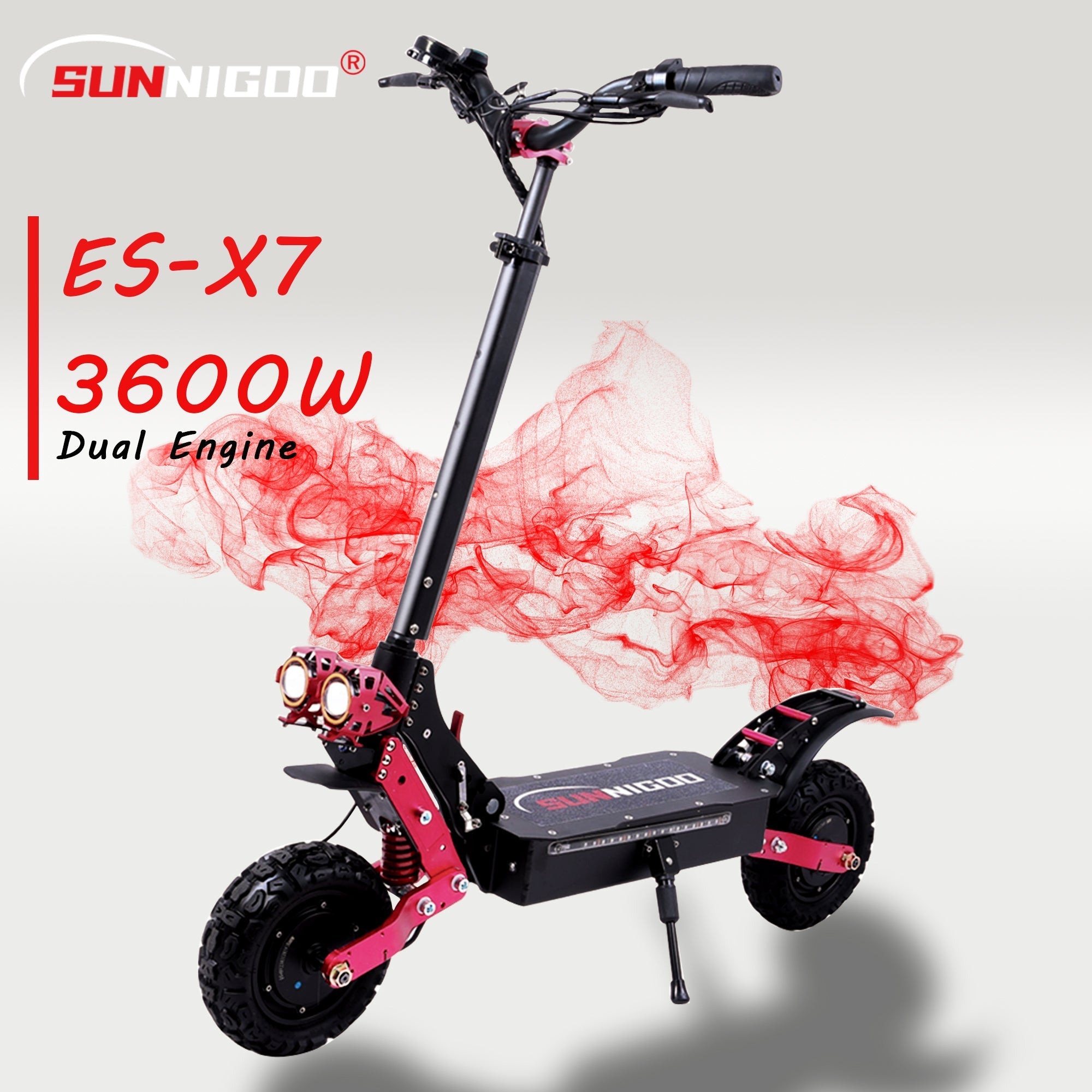 Trottinette électrique ES-X7 1800W*2 double moteur