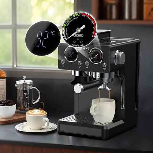Machine à café tout-en-un HiBREW H20 avec broyeur intégré et double extraction à chaud et à froid