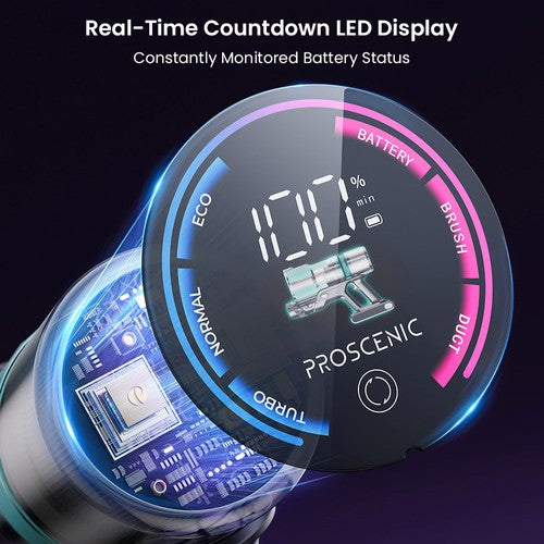 Aspirateur sans fil Proscenic P16 550 W/50 kPa