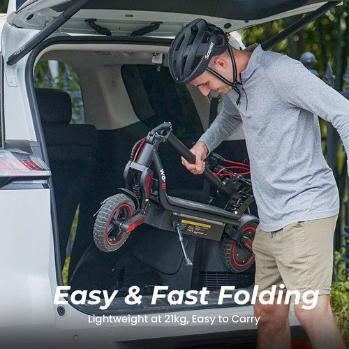 Trottinette électrique iScooter W8, moteur 500 W, 48 V, batterie 10,4 Ah