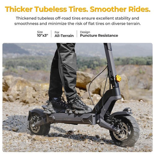 Trottinette électrique Ausom L2 Max, moteur 1000 W, 48 V, 20,8 Ah