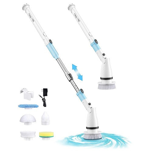 Brosse de douche électrique sans fil TASVAC EB5, 450 tr/min