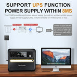 Centrale électrique TALLPOWER V2400, générateur solaire LiFePo4 2 160 Wh