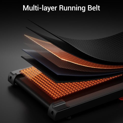 Tapis de course pliable ROBORE P18 pour la maison, 14 km/h, avec capteur de fréquence cardiaque