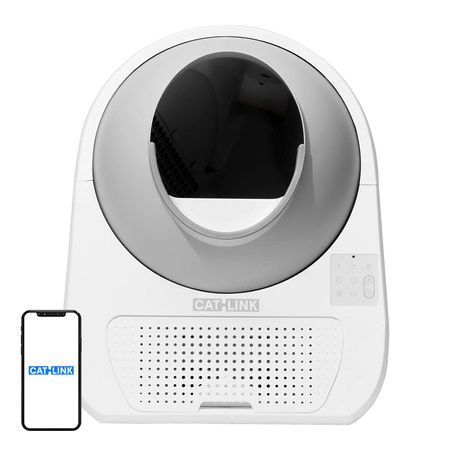 Bac à litière autonettoyant ultra intelligent Catlink Scooper Pro avec caméra AI