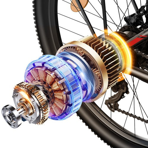 Vélo électrique FENGQS Q8, moteur 750 W, 48 V, 17,5 Ah, 50 km/h