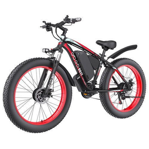 Vélo électrique GOGOBEST GF700, double moteur 2 x 500 W, 48 V, 18,2 Ah