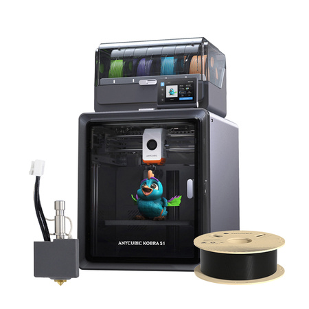 Imprimante 3D Drukarka Anycubic Kobra S1 Combo + Hotend + Filament gratuit