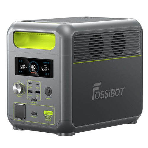 Centrale électrique portable FOSSiBOT F1200, capacité de 1 024 Wh, puissance nominale de 1 200 W