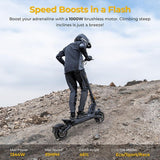 Trottinette électrique Ausom L2 Max, moteur 1000 W, 48 V, 20,8 Ah