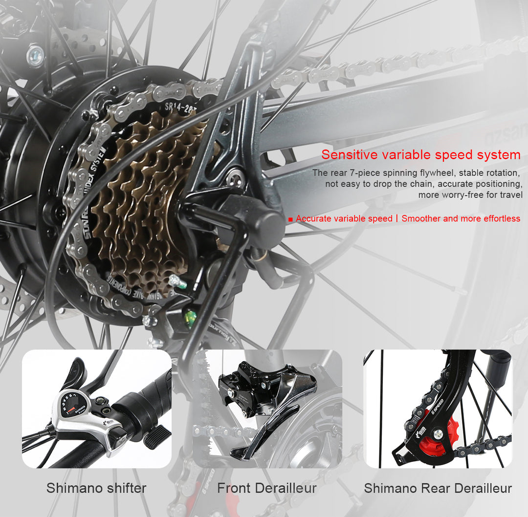Samebike SY26-II VTT électrique 500 W 