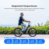 Vélo électrique Touroll MA1, moteur central 250 W, 36 V, 13 Ah