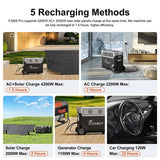 Centrale électrique portable FOSSiBOT F3600 Pro, batterie LiFePO4 3 840 Wh, extension max. 11 520 Wh, 3 600 W