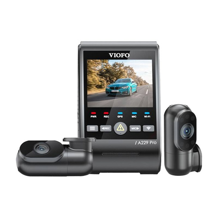 VIOFO A229 PRO 3 canaux 4K + 2K + 1080P Wi-Fi, GPS
