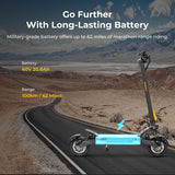 Trottinette électrique Ausom F1 Max, 2 moteurs 1400 W, 60 V 20,8 Ah