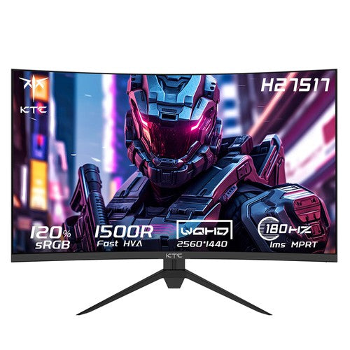Moniteur de jeu incurvé KTC H27S17 27 pouces 1500R QHD 2560 x 1440 16:9 ELED 180 Hz