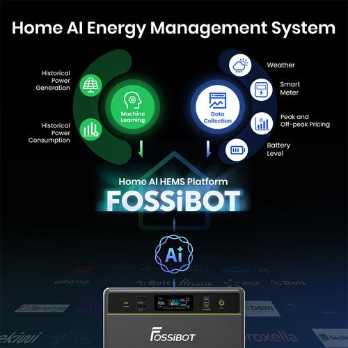 Station d'alimentation portable FOSSiBOT FBP1200 + batterie d'extension