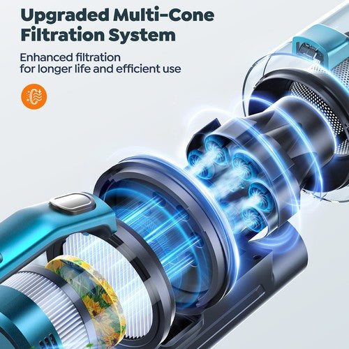 Aspirateur sans fil Buture VC60, 450 W 38 kPa