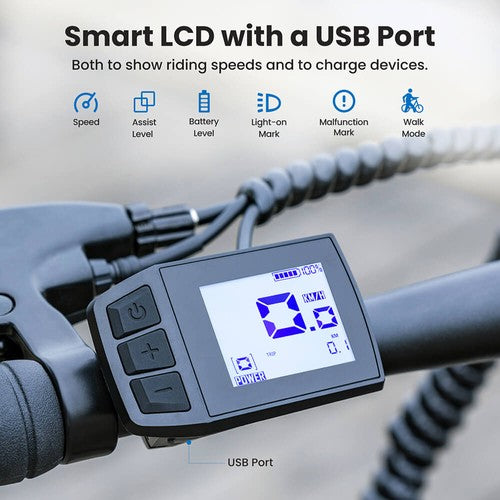 Vélo électrique Touroll J1 27,5 pouces avec moteur 250 W