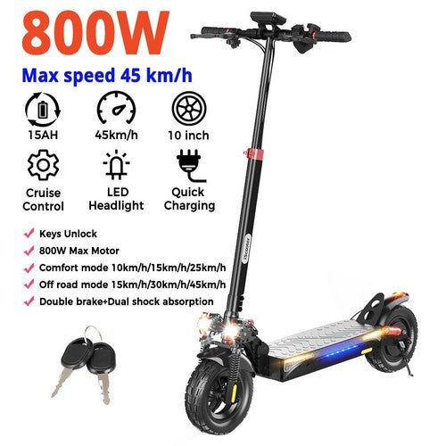 Trottinette électrique iScooter iX4 10 pouces 800 W