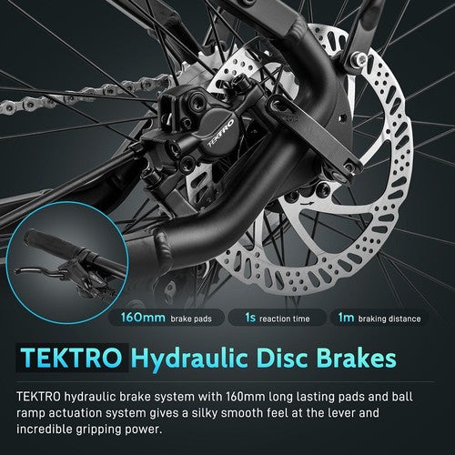 Vélo électrique Fafrees FM8 Pro 27,5 pouces, pneus à air, 36 V, 250 W, entraînement central