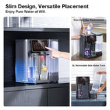 Purificateur d'eau par osmose inverse de comptoir JIMMY R9, chauffe instantanée en 3 secondes