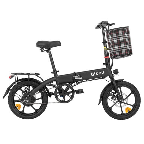 Vélo électrique pliable DYU A1F Pro, moteur 250 W, 36 V, 7,5 Ah