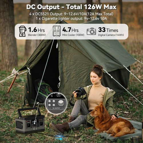 Station d'alimentation portable Flashfish P63 520 Wh/140 400 mAh