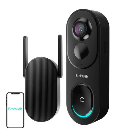 Interphone vidéo Botslab 2 R810 5MP, 360°, IP66, 5200 mAh