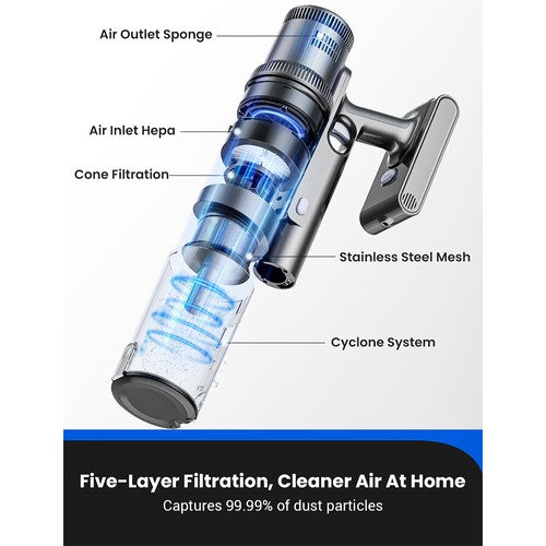 Aspirateur sans fil Proscenic P11 pour lavage de sols 35 kPa